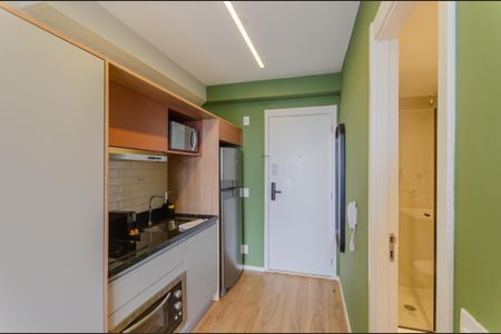 Studio para alugar com 25m², 1 quarto e sem vaga Studio para alugar com 25m², 1 quarto e sem vagaCozinha