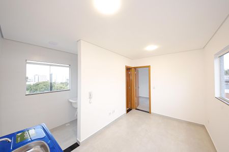 Sala/Cozinha de apartamento à venda com 1 quarto, 34m² em Vila Bela, São Paulo