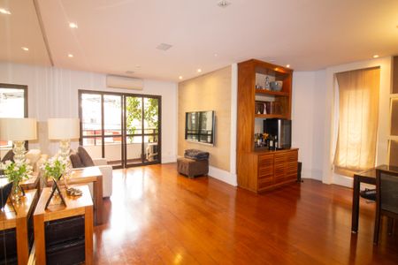 Sala de apartamento à venda com 4 quartos, 216m² em Brooklin, São Paulo