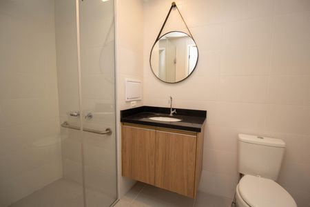 Banheiro Social de apartamento à venda com 1 quarto, 30m² em Vila Primavera, São Paulo