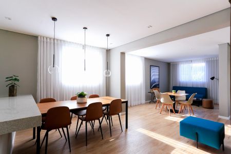 Apartamento para alugar com 27m², 1 quarto e 1 vagaÁrea comum - Salão de festas