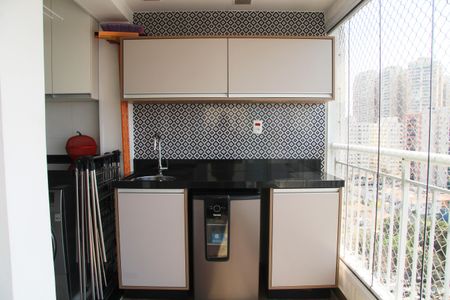 Varanda da Sala de apartamento à venda com 2 quartos, 71m² em Vila Antonieta, Guarulhos