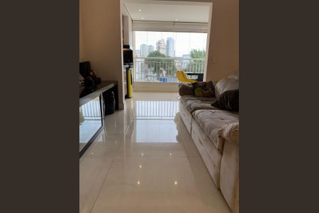Sala de apartamento à venda com 2 quartos, 79m² em Vila Bertioga, São Paulo