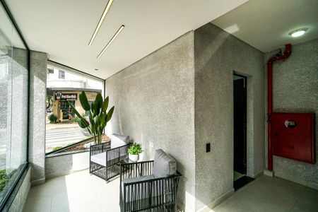 Studio para alugar com 28m², 1 quarto e sem vagaHall social