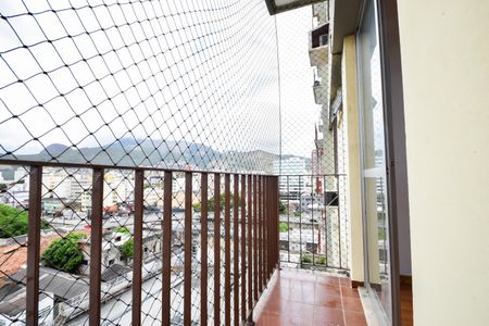 Varanda da Sala de apartamento à venda com 1 quarto, 50m² em Méier, Rio de Janeiro