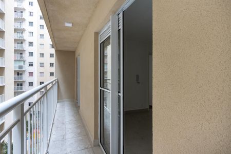 Varanda da Sala de apartamento para alugar com 1 quarto, 32m² em Bom Retiro, São Paulo