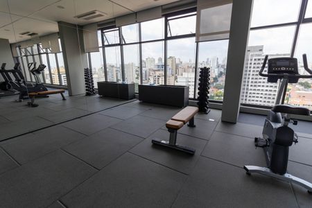 Apartamento para alugar com 32m², 1 quarto e sem vaga Apartamento para alugar com 32m², 1 quarto e sem vagaÁrea Comum - Academia