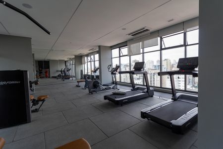 Apartamento para alugar com 32m², 1 quarto e sem vaga Apartamento para alugar com 32m², 1 quarto e sem vagaÁrea Comum - Academia