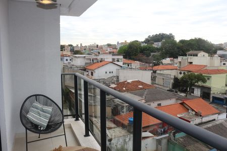 Studio à venda com 42m², 1 quarto e 1 vagaVaranda