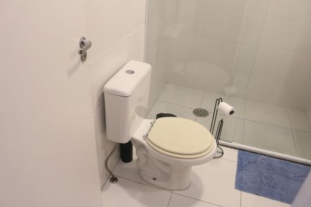 Banheiro de kitnet/studio à venda com 1 quarto, 42m² em Santa Paula, São Caetano do Sul