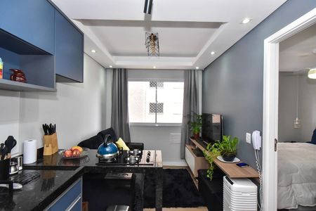 Sala de apartamento à venda com 1 quarto, 24m² em Panamby, São Paulo