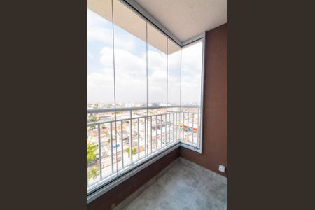 Sacada da Sala de apartamento à venda com 1 quarto, 38m² em Vila Santa Catarina, São Paulo