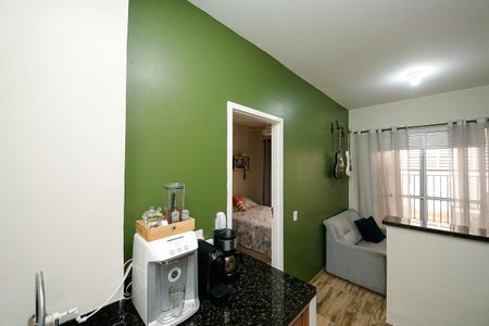 Cozinha de apartamento à venda com 1 quarto, 35m² em Vila Tolstoi, São Paulo