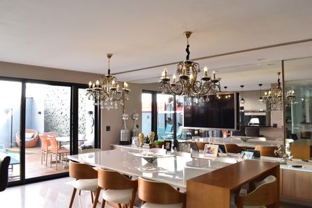 Sala de Jantar de casa de condomínio para alugar com 4 quartos, 319m² em Santa Cândida, Curitiba