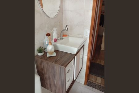 Banheiro de apartamento à venda com 2 quartos, 60m² em Vila Jerusalem, São Bernardo do Campo