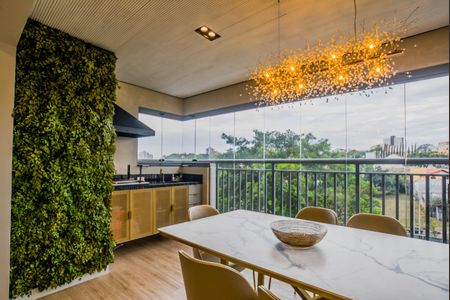 Varanda da Sala de apartamento à venda com 3 quartos, 128m² em Vila Gilda, Santo André