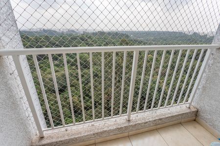 Varanda da sala de apartamento para alugar com 2 quartos, 48m² em Campanário, Diadema