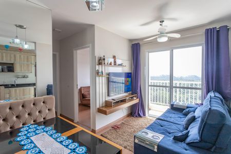 Sala de apartamento para alugar com 2 quartos, 48m² em Campanário, Diadema