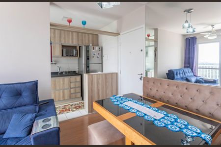 Sala de apartamento para alugar com 2 quartos, 48m² em Campanário, Diadema