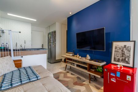 Sala de apartamento à venda com 2 quartos, 58m² em Brooklin, São Paulo