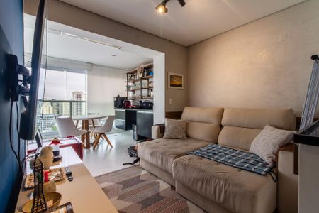 Sala de apartamento à venda com 2 quartos, 58m² em Brooklin, São Paulo