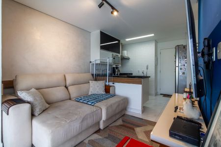 Sala de apartamento à venda com 2 quartos, 58m² em Brooklin, São Paulo
