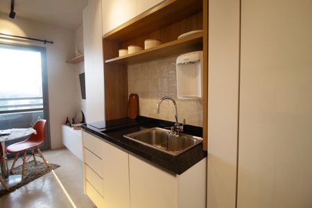 Studio à venda com 28m², 1 quarto e sem vagaCozinha