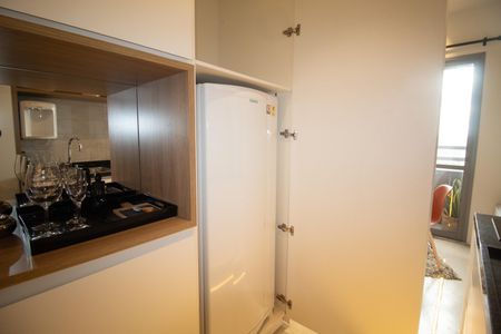 Studio à venda com 28m², 1 quarto e sem vagaCozinha