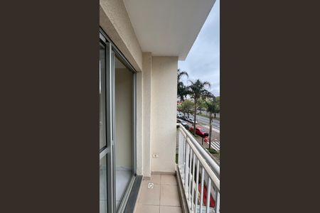 Varanda da Sala de apartamento à venda com 2 quartos, 50m² em Vila Homero Thon, Santo André