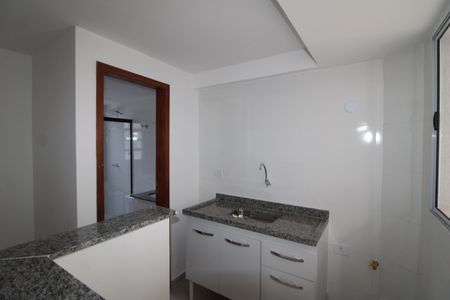Sala / Cozinha de apartamento para alugar com 1 quarto, 23m² em Vila Nivi, São Paulo