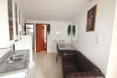 Sala/Cozinha de apartamento para alugar com 1 quarto, 25m² em Vila Nivi, São Paulo