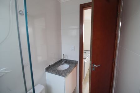 Banheiro de apartamento para alugar com 1 quarto, 23m² em Vila Nivi, São Paulo