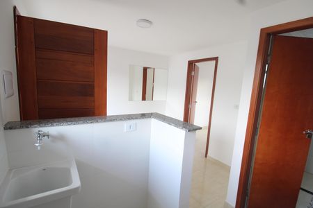 Cozinha e Área de Serviço de apartamento para alugar com 1 quarto, 23m² em Vila Nivi, São Paulo