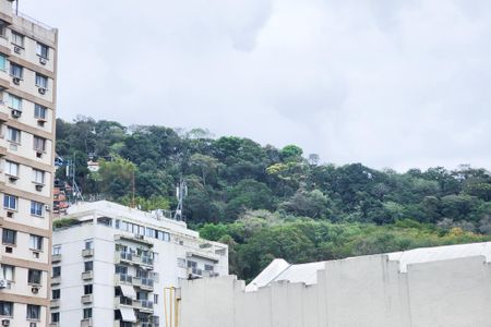 Vista da sacada de apartamento à venda com 3 quartos, 93m² em Laranjeiras, Rio de Janeiro