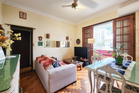 Sala de apartamento à venda com 3 quartos, 93m² em Laranjeiras, Rio de Janeiro