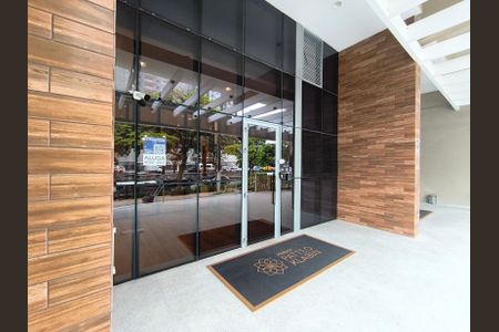 Studio para alugar com 27m², 1 quarto e sem vagaFachada + Plaquinha