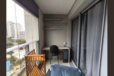 Studio para alugar com 27m², 1 quarto e sem vagaVaranda