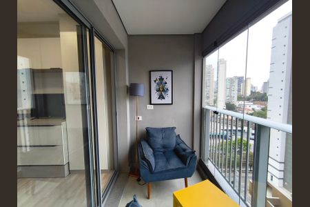 Studio para alugar com 27m², 1 quarto e sem vagaVaranda