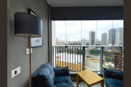 Studio para alugar com 27m², 1 quarto e sem vagaVaranda