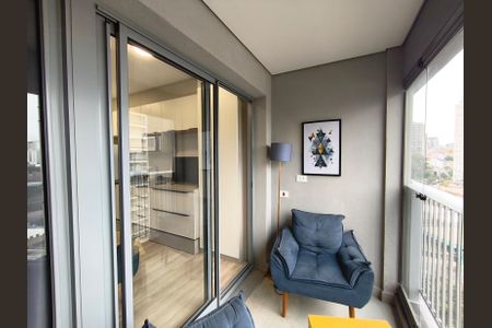 Studio para alugar com 27m², 1 quarto e sem vagaVaranda