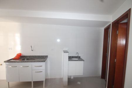 Sala/Cozinha  de apartamento para alugar com 1 quarto, 25m² em Vila Nivi, São Paulo