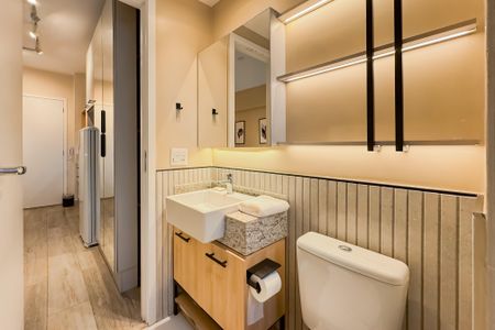 Studio à venda com 22m², 1 quarto e sem vaga Studio à venda com 22m², 1 quarto e sem vagaBanheiro