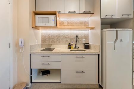 Studio à venda com 22m², 1 quarto e sem vaga Studio à venda com 22m², 1 quarto e sem vagaCozinha