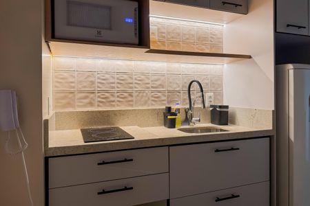 Studio à venda com 22m², 1 quarto e sem vaga Studio à venda com 22m², 1 quarto e sem vagaCozinha