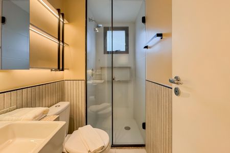 Studio à venda com 22m², 1 quarto e sem vaga Studio à venda com 22m², 1 quarto e sem vagaBanheiro