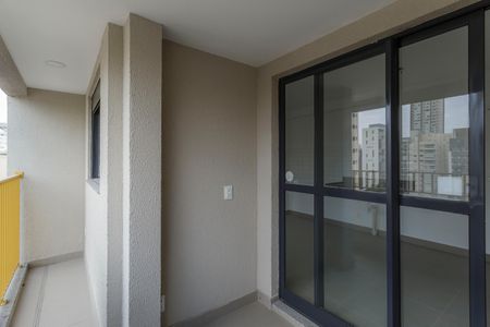 Varanda da Sala de apartamento à venda com 1 quarto, 39m² em Vila Olímpia, São Paulo