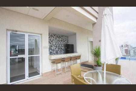 Apartamento para alugar com 36m², 1 quarto e 1 vaga Apartamento para alugar com 36m², 1 quarto e 1 vagaÁrea comum - Churrasqueira