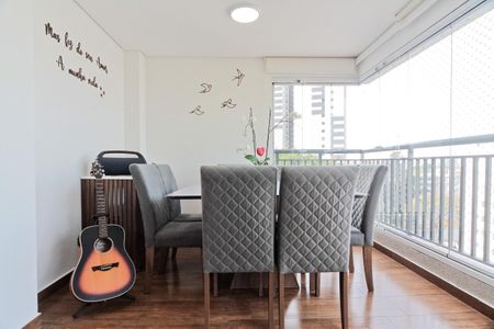 Varanda da Sala de apartamento à venda com 2 quartos, 88m² em Vila Albertina, São Paulo