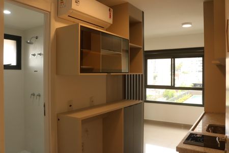 Cozinha de kitnet/studio para alugar com 1 quarto, 22m² em Perdizes, São Paulo
