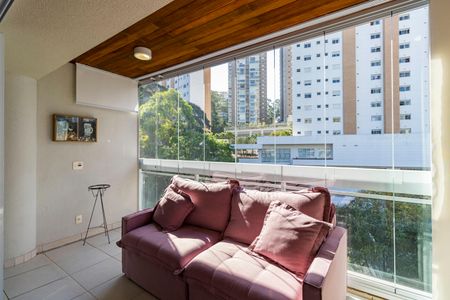 Sacada de apartamento à venda com 3 quartos, 132m² em Vila Andrade, São Paulo